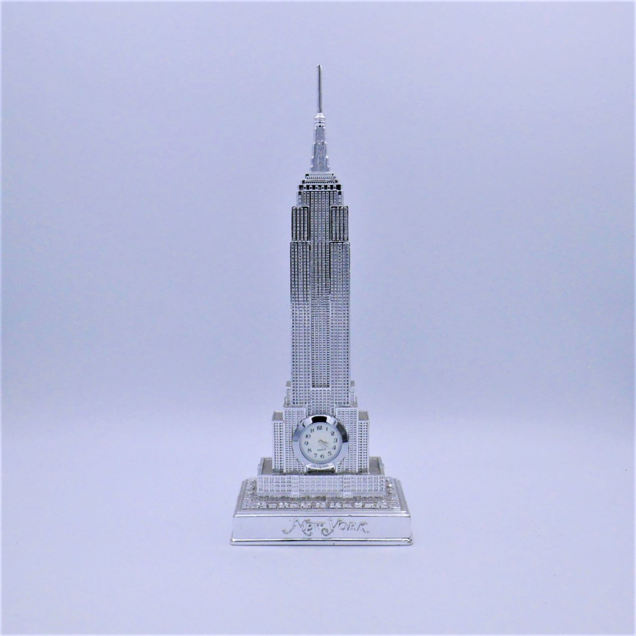 Empire State Building Statuette w/Clock - NEW YORK GIFTS