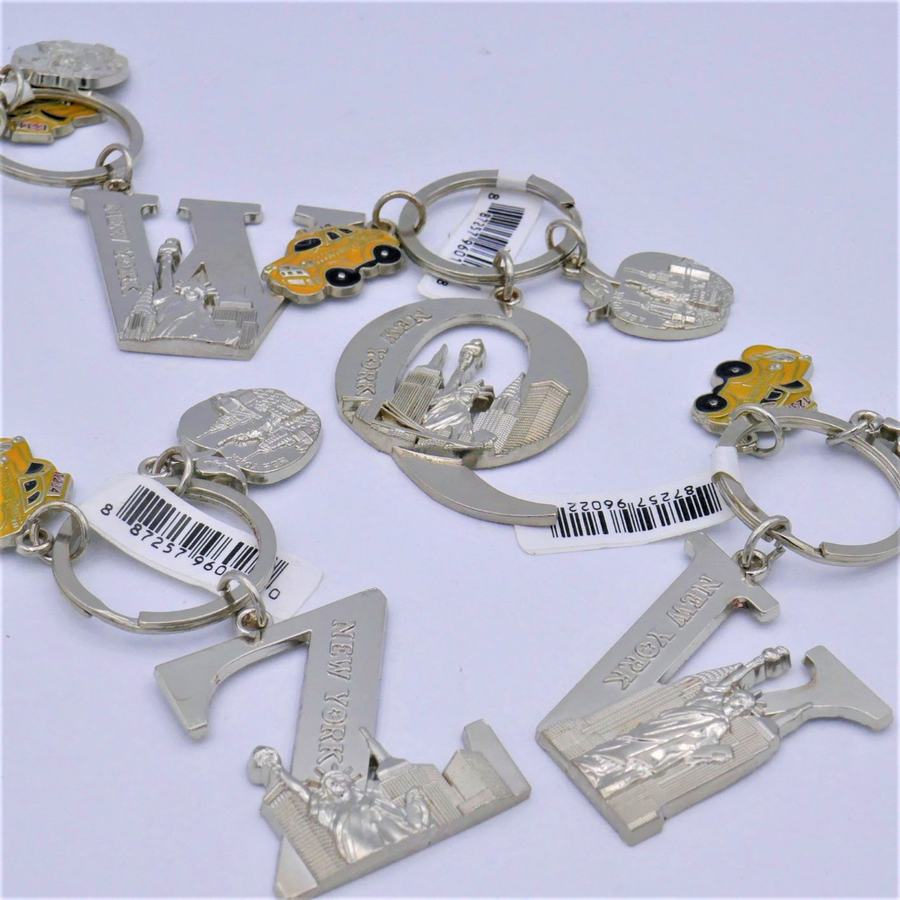 Letter & Initial Keychains Taxi
