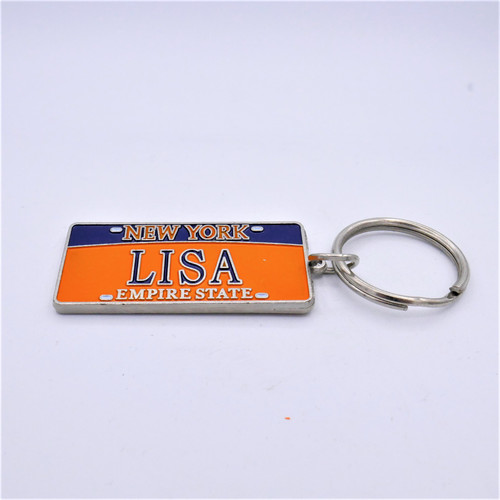 New York Name Plate Kaychain - Lisa