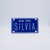 New York Blue Name Plates - Silvia