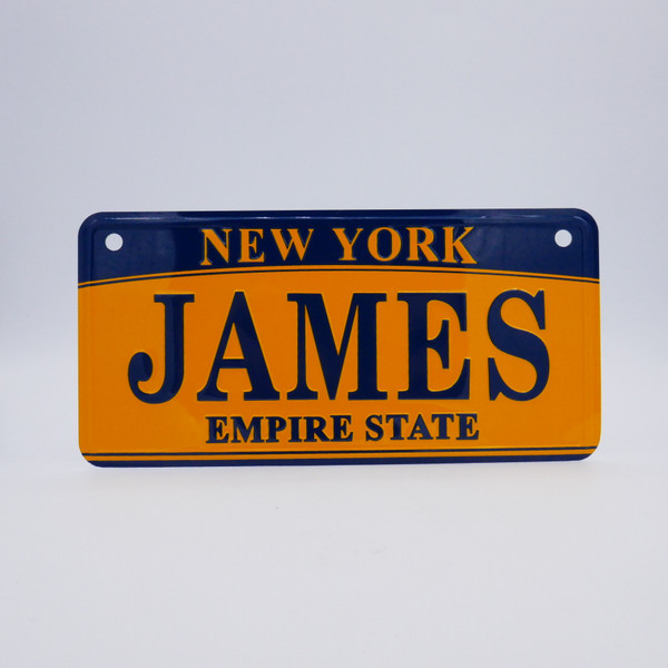 New York Name Plates James