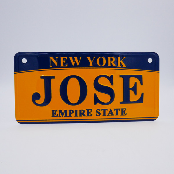 New York Name Plates Jose