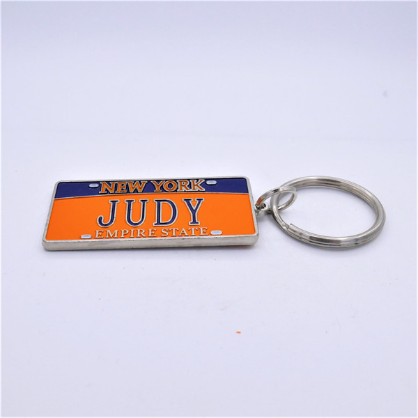 New York Name Plate Kaychain - Judy