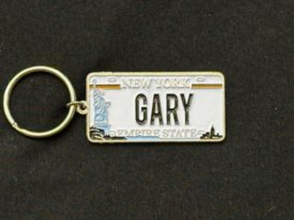 New York Name Plate Kaychain - Gary