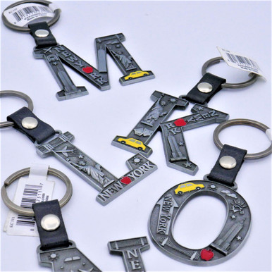 Letter & Initial Keychains Taxi