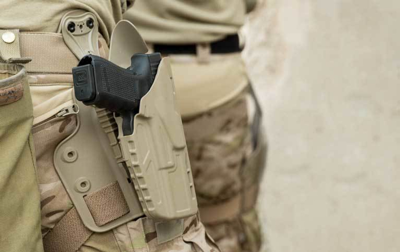 Safariland 7384 7TS ALS OMV Tactical Drop Leg Holster for Glock 19