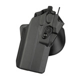 A right facing Concealment Pistol Paddle Holster in Black
