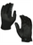 Black tactical gloves are positioned facing each other, one showing the palm and the other the back. "OAKLEY" is visible on the back, with textured grips enhancing functionality.