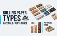 Rolling Paper Types: Materials, Sizes & Cones for Retailers