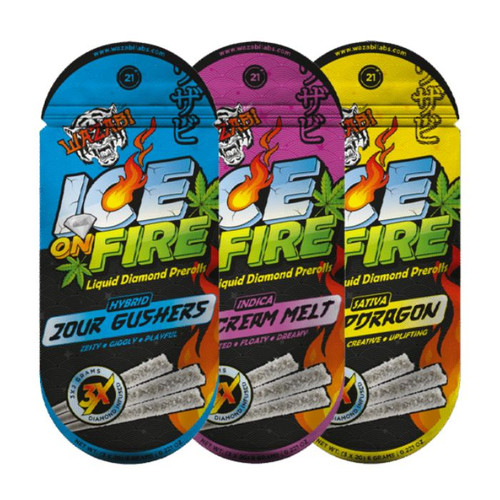 Wazabi Ice on Fire THCA Pre-Rolls 2G