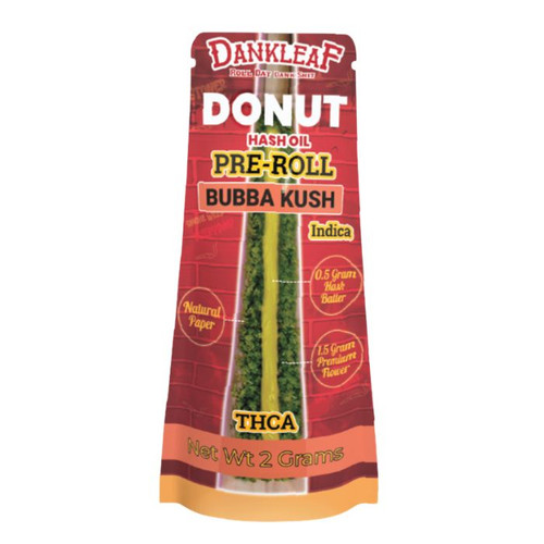 DankLeaf Donut THCA Hash Hole Pre Roll 2G