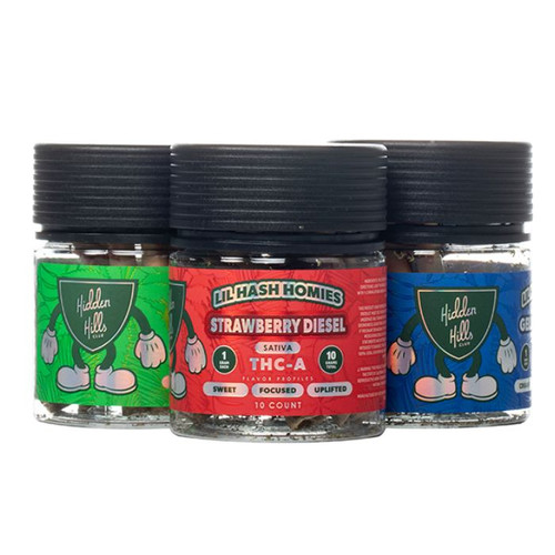 Hidden Hills Lil Hash Homies THCA Pre Rolls