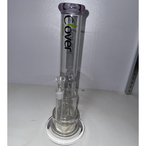 Clover Glass Large Light Purple 16" Water Pipe