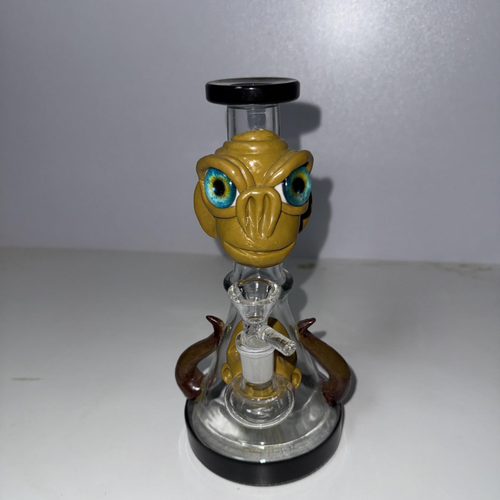 Small Monkey Face 8 1/2" Water Pipe