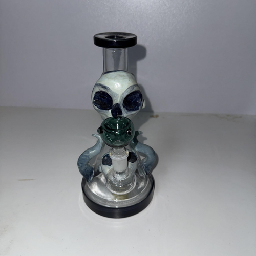 Small Skull 8 1/2" Water Pipe