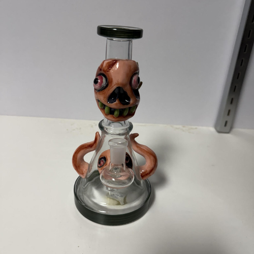 Small Demon Face 8 1/2" Water Pipe