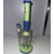 Star Wing Glass Large Blue and Green 16" Water Pipe
