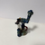 Atom Glass Small Blue and Green 7" Water Pipe