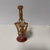 Small Orange and Red 9" Water Pipe