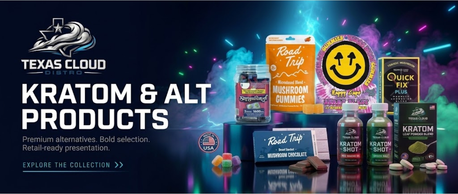 Kratom Alt Products Texas Cloud Distro wholesale