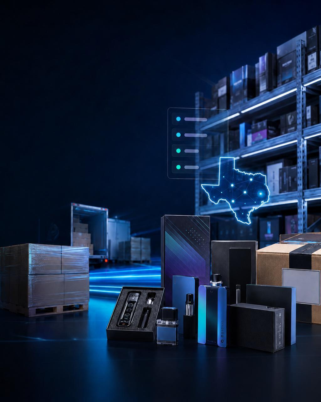 Texas Cloud Distro warehouse wholesale