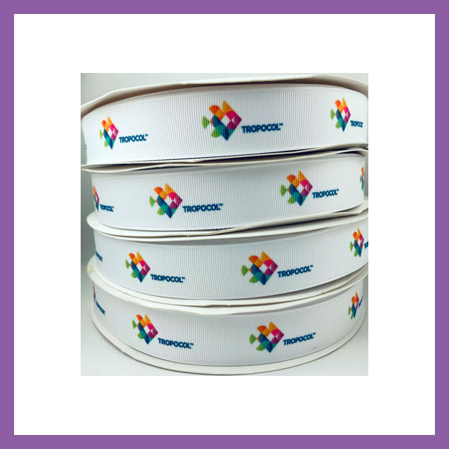 Personalized Full Color Logo Ribbon
