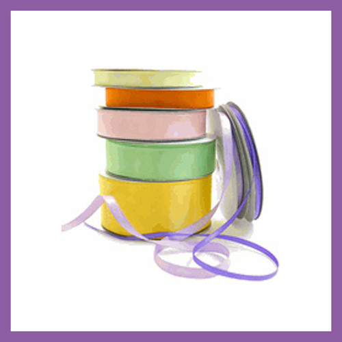 3/8" Unprinted Satin Ribbon