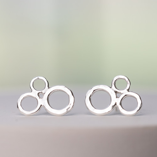 Small Bubble Stud Earrings