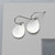 Small Hammered Teardrop Earrings