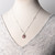 Pink Corundum Pendant Necklace