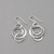 Lunar Circle Dangle Earrings