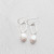 Freshwater Pearl Oval Dangle Earrings