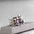 Banded Amethyst Ring