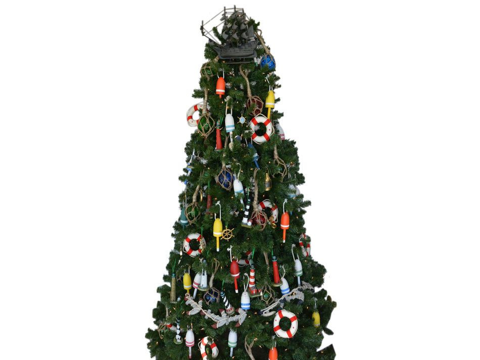 Wooden Flying Dutchman Model Pirate Ship Christmas Tree Topper