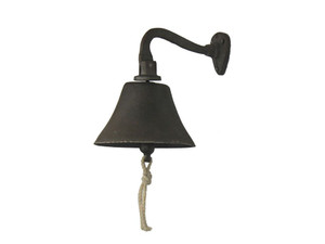 Cast Iron Hanging Ship's Bell 6" Cast Iron Hanging Ship's Bell 6"