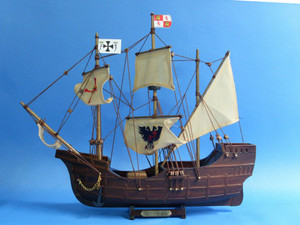 Wooden Santa Maria Limited Tall Model Ship 14" Wooden Santa Maria Limited Tall Model Ship 14"