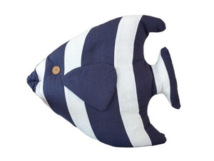 Blue Tropical Fish Pillow 18" Blue Tropical Fish Pillow 18"