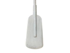 Wooden Rustic Whitewashed Decorative Boat Rowing Oar with Hooks 62"" Wooden Rustic Whitewashed Decorative Boat Rowing Oar with Hooks 62""