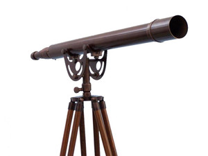 Floor Standing Bronzed Anchormaster Telescope 65" Floor Standing Bronzed Anchormaster Telescope 65"