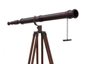 Floor Standing Bronzed Galileo Telescope 65" Floor Standing Bronzed Galileo Telescope 65"