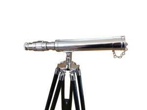 Standing Chrome Harbor Master Telescope 30" Standing Chrome Harbor Master Telescope 30"