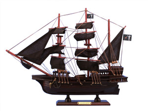 Wooden Blackbeard's Queen Anne's Revenge Model Pirate Ship 15" Wooden Blackbeard's Queen Anne's Revenge Model Pirate Ship 15"
