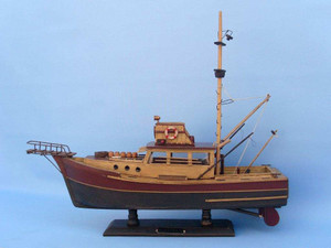 Wooden Jaws - Orca Model Boat 20" Wooden Jaws - Orca Model Boat 20"