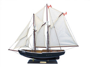 Wooden Bluenose Model Sailboat Decoration 24" Wooden Bluenose Model Sailboat Decoration 24"