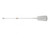 Wooden Rustic Whitewashed Decorative Boat Rowing Oar with Hooks 62"