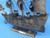 Wooden Flying Dutchman Model Pirate Ship 14"