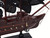 Wooden Caribbean Pirate Black Sails Model Pirate Ship 12"