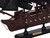 Wooden Caribbean Pirate Black Sails Model Pirate Ship 12"