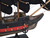 Wooden Black Pearl with Black Sails Limited Model Pirate Ship 12"