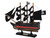 Wooden Caribbean Pirate Black Sails Limited Model Pirate Ship 12"